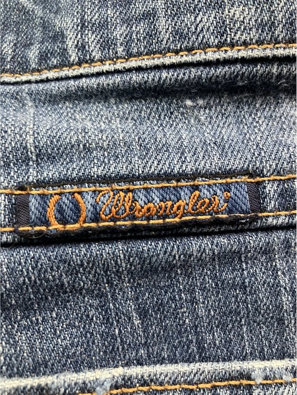Wrangler Q Baby Western Jeans Bootcut Women's Size 9/10 X 32 Blue Rodeo EUC